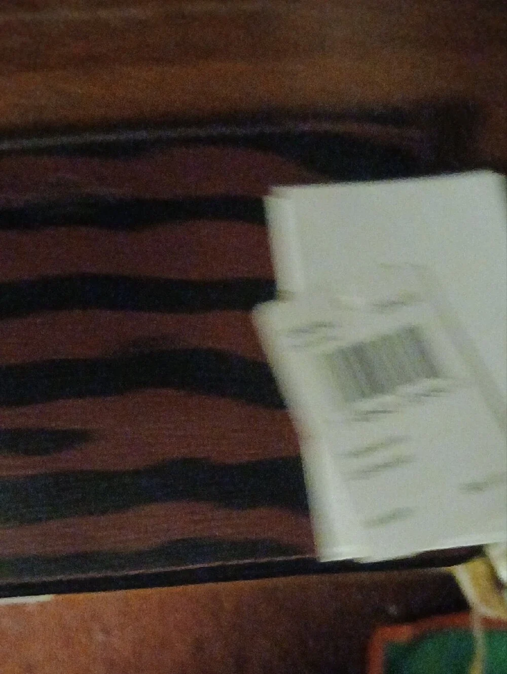 Coach Striped Brown and Black  Accessory Pouch Nwt